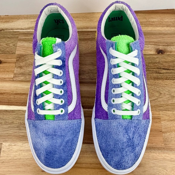 Vans x Anderson Paak Old Skool Ziti Purple Blue Yellow Green Shoes Men 10 - Picture 2 of 10